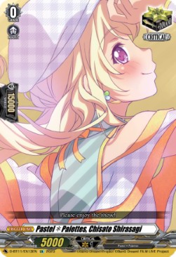 Pastel Palettes, Chisato Shirasagi [D-Format] (V.1 - Feature Rare) - Clash of the Heroes