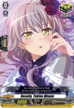 Roselia, Yukina Minato [D-Format] (V.1 - Feature Rare) - Clash of the Heroes