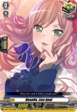 Roselia, Lisa Imai [D-Format] (V.1 - Feature Rare) - Clash of the Heroes