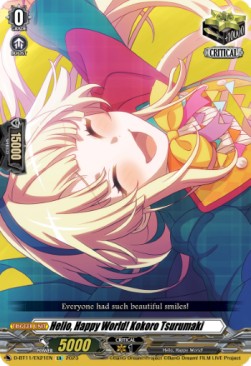 Hello, Happy World! Kokoro Tsurumaki [D-Format] (V.1 - Feature Rare) - Clash of the Heroes