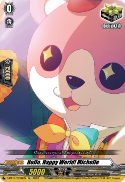 Hello, Happy World! Michelle [D-Format] (V.1 - Feature Rare) - Clash of the Heroes