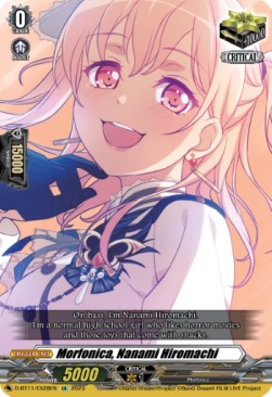 Morfonica, Nanami Hiromachi [D-Format] (V.1 - Feature Rare) - Clash of the Heroes