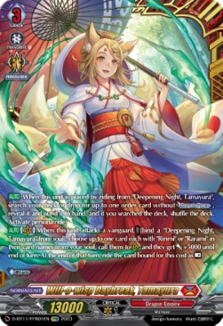 Will-o-wisp Daybreak, Tamayura [D-Format] (V.2 - Feature Rare) - Clash of the Heroes