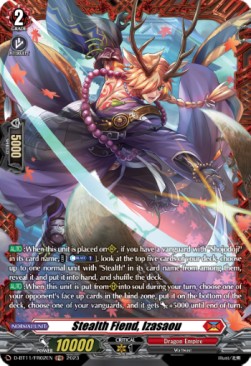 Stealth Fiend, Izasaou [D-Format] (V.2 - Feature Rare) - Clash of the Heroes