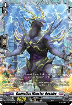 Emanating Monster, Raselec [D-Format] (V.2 - Feature Rare) - Clash of the Heroes