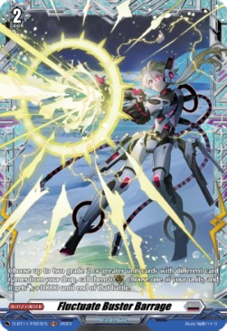Fluctuate Buster Barrage [D-Format] (V.2 - Feature Rare) - Clash of the Heroes