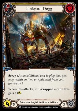 Junkyard Dogg (Yellow) (Rainbow Foil) - Bright Lights