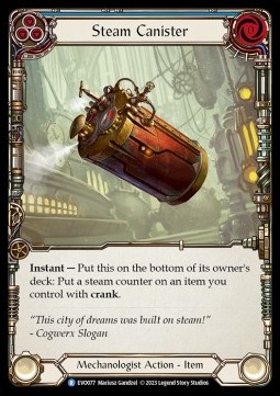 Steam Canister (Regular) - Bright Lights