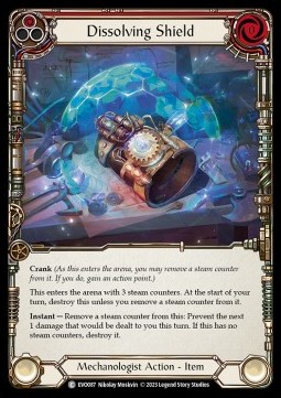 Dissolving Shield (Red) (Regular) - Bright Lights