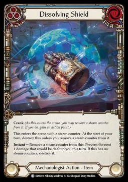 Dissolving Shield (Blue) (Regular) - Bright Lights