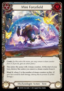 Mini Forcefield (Blue) (Rainbow Foil) - Bright Lights
