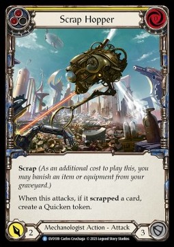 Scrap Hopper (Yellow) (Rainbow Foil) - Bright Lights