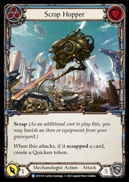 Scrap Hopper (Blue) (Rainbow Foil) - Bright Lights