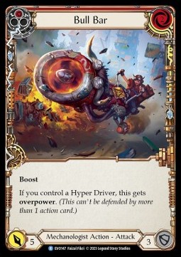 Bull Bar (Red) (Rainbow Foil) - Bright Lights