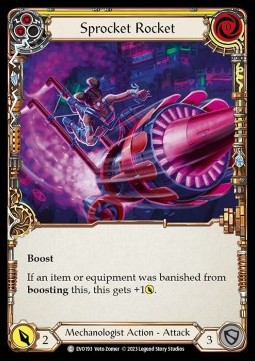 Sprocket Rocket (Yellow) (Rainbow Foil) - Bright Lights