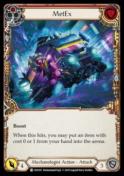 MetEx (Red) (Rainbow Foil) - Bright Lights