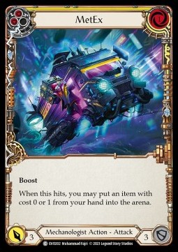 MetEx (Yellow) (Rainbow Foil) - Bright Lights