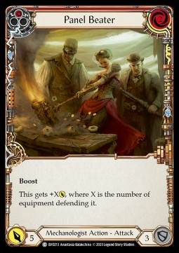 Panel Beater (Red) (Rainbow Foil) - Bright Lights