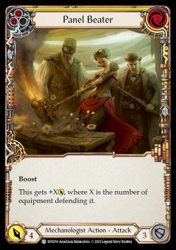 Panel Beater (Yellow) (Rainbow Foil) - Bright Lights