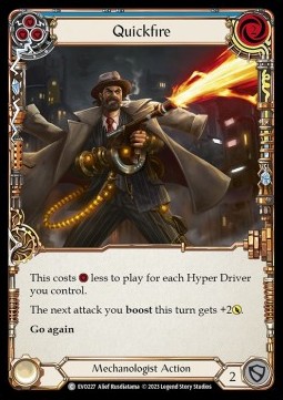 Quickfire (Blue) (Rainbow Foil) - Bright Lights