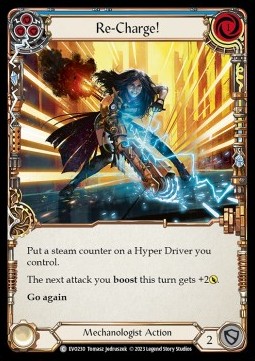 Re-Charge! (Blue) (Rainbow Foil) - Bright Lights