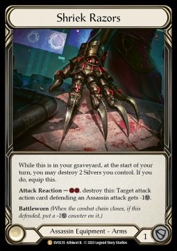 Shriek Razors (Rainbow Foil) - Bright Lights