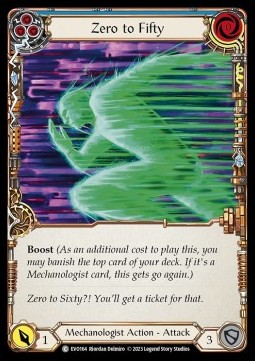 Zero to Fifty (Blue) (Rainbow Foil) - Bright Lights