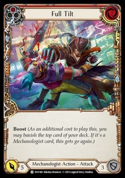 Full Tilt (Red) (Rainbow Foil) - Bright Lights