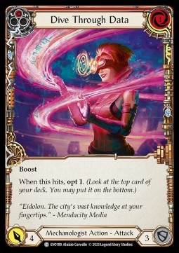 Dive Through Data (Red) (Regular) - Bright Lights