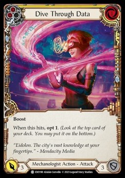 Dive Through Data (Yellow) (Regular) - Bright Lights