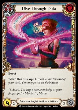 Dive Through Data (Blue) (Regular) - Bright Lights
