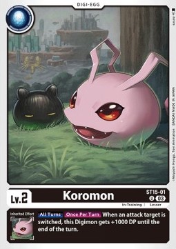 Koromon (ST15-01) (V.1) - Starter Deck: Dragon of Courage