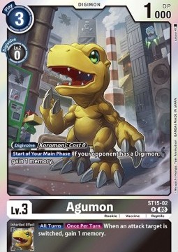 Agumon (ST15-02) (V.1) - Starter Deck: Dragon of Courage