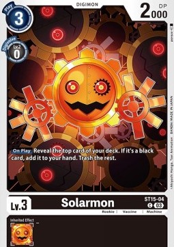 Solarmon (ST15-04) (V.1) - Starter Deck: Dragon of Courage