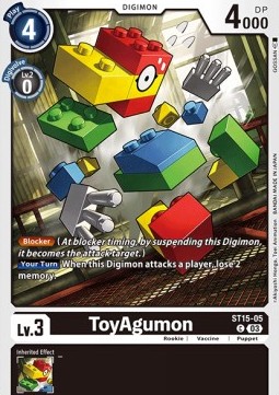 ToyAgumon (ST15-05) (V.1) - Starter Deck: Dragon of Courage