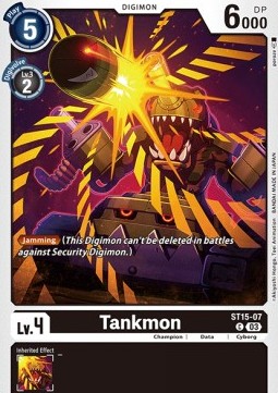 Tankmon (ST15-07) (V.1) - Starter Deck: Dragon of Courage