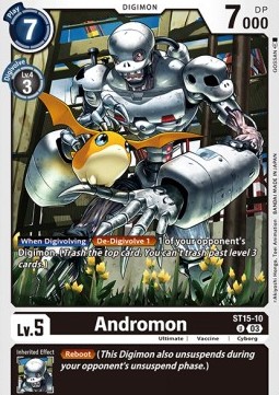 Andromon (ST15-10) (V.1) - Starter Deck: Dragon of Courage