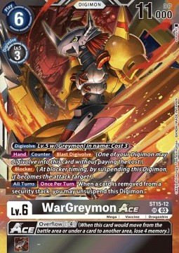 WarGreymon Ace (ST15-12) (V.1) - Starter Deck: Dragon of Courage