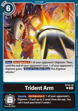 Trident Arm (ST15-16) (V.1) - Starter Deck: Dragon of Courage