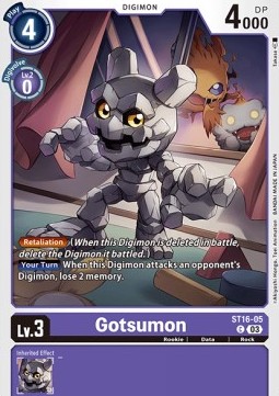 Gotsumon (ST16-05) (V.1) - Starter Deck: Wolf of Friendship