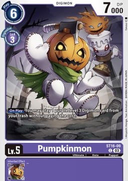 Pumpkinmon (ST16-09) (V.1) - Starter Deck: Wolf of Friendship
