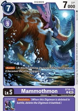 Mammothmon (ST16-10) (V.1) - Starter Deck: Wolf of Friendship