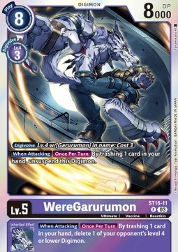 WereGarurumon (ST16-11) (V.1) - Starter Deck: Wolf of Friendship