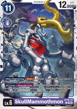 SkullMammothmon (ST16-13) (V.1) - Starter Deck: Wolf of Friendship