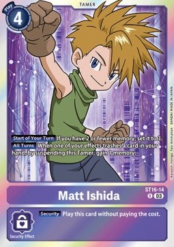 Matt Ishida (ST16-14) (V.1) - Starter Deck: Wolf of Friendship