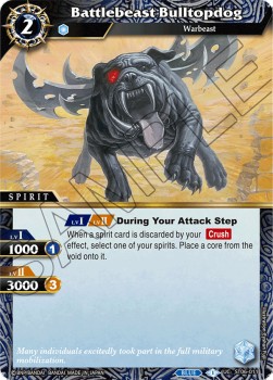 Battlebeast Bulltopdog - Starter Deck: Bodies of Steel
