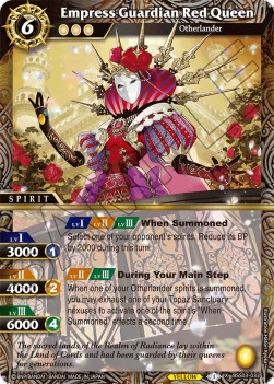 Empress Guardian Red Queen (V.1 - X Rare) - Aquatic Invaders
