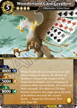 Wonderland Card Gryphon - Aquatic Invaders