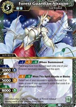Forest Guardian Alraune (V.1 - X Rare) - Aquatic Invaders