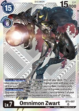 Omnimon Zwart (BT5-087) - Promos: Starter Deck